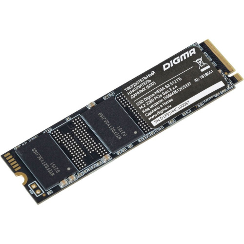 SSD Digma MEGA S3 DGSM3512GS33T PCI-E x4 512Gb M.2 2280