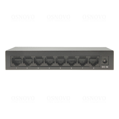 Коммутатор неуправляемый Osnovo SW-8G 8x1Гбит/с