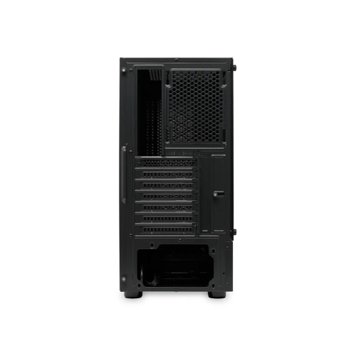 Корпус HSPD M540 (M540-TGBK), без БП, Mesh Mid Tower, Black, TG, 0.45 SPCC, no fans, ATX, mITX, 160/300/150mm, 2x2.5", 7xPCI, 1xUSB-A 3.0