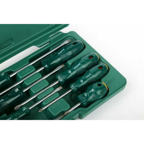 Набор отверток комбинированный крестовые и плоские Sata А 09306 8 предметов