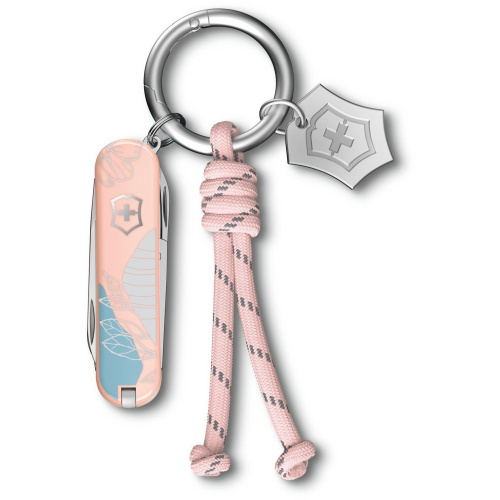 Складной нож Victorinox Classic SD Paris Style 0.6223.e221, функций 7, 58мм, розовый, коробка подарочная