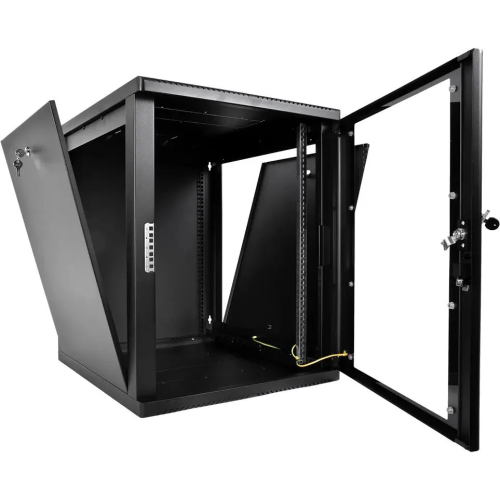 Шкаф коммутационный ЦМО ШРН-М-15.500-9005 настенный 15U 600x520мм черный