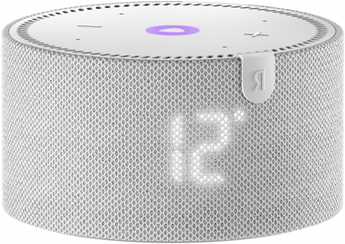 Умная колонка Яндекс  Станция Мини С Часами Серый Опал