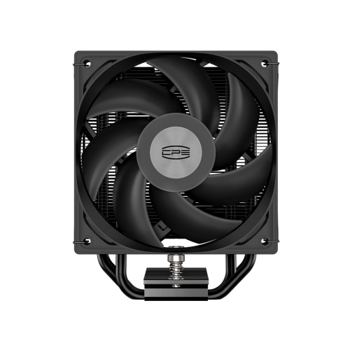 Кулер PCCooler RT400 BK S115X/1200/1700/1851/AM4/AM5 (TDP 235W, 1x120mm PWM Fan, 4 тепловые трубки 6мм, 500-2200RPM, 32dBa)
