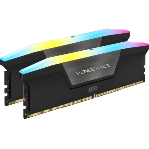ОЗУ CORSAIR Vengeance RGB CMH128GX5M2B6400C42 128GB (2 x 64GB) 288-Pin PC RAM DDR5 6400 (PC5 51200)
