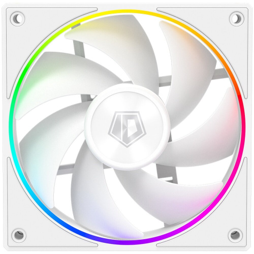Вентилятор ID-COOLING AF-127-ARGB-W Trio (3 in 1) 120x120x27мм (PWM, резиновые углы, белый, 500-2000об/мин) BOX