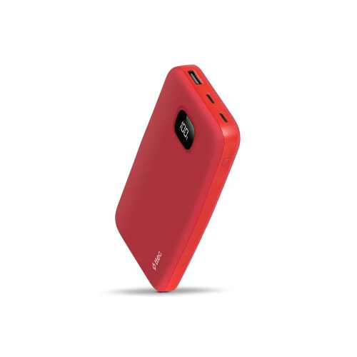 Внешний аккумулятор TTEC 2BB209GK ChargeUp Pro LCD 10000mAh PD 20W Powerbank Red