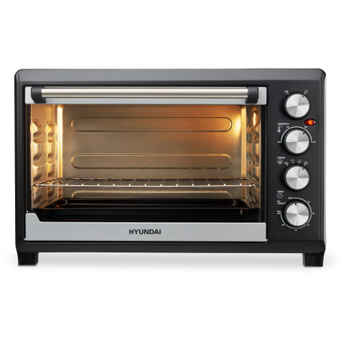 Мини-печь Hyundai MIO-HY075 серебристый/черный