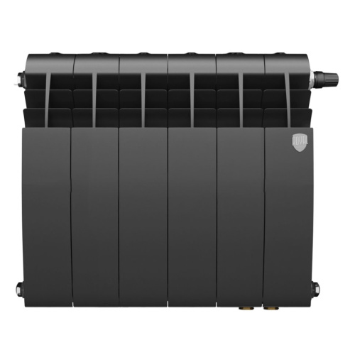Биметаллический радиатор отопления Royal Thermo BiLiner 350 Noir Sable VR80 6 секций