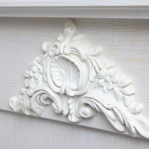 Портал для электрокамина Stefania STD WT Белое золото