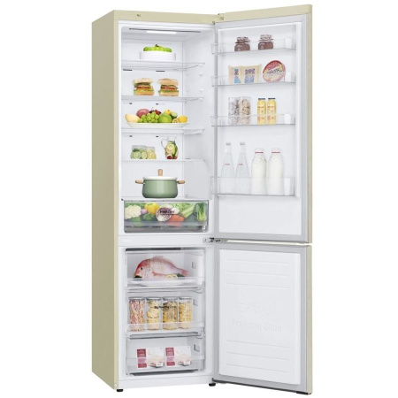 Холодильник LG GA-B509SEKL бежевый