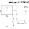 Кухонная мойка Weissgauff WGI 50002 Beige