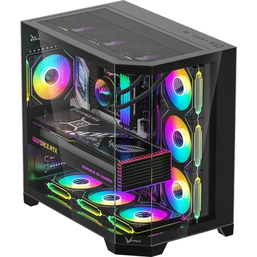 Корпус Formula Crystal Z6 Floe, ATX, без БП, черный