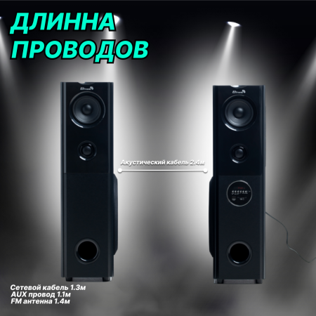 Колонка ELTRONIC 20-82 Home Sound черный 08