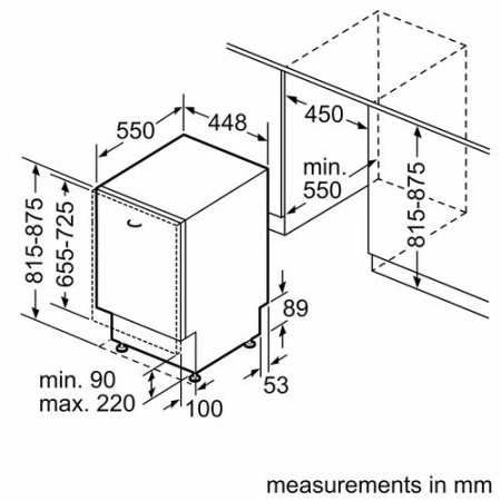 Встраиваемая посудомоечная машина Bosch SPV2IKX10E