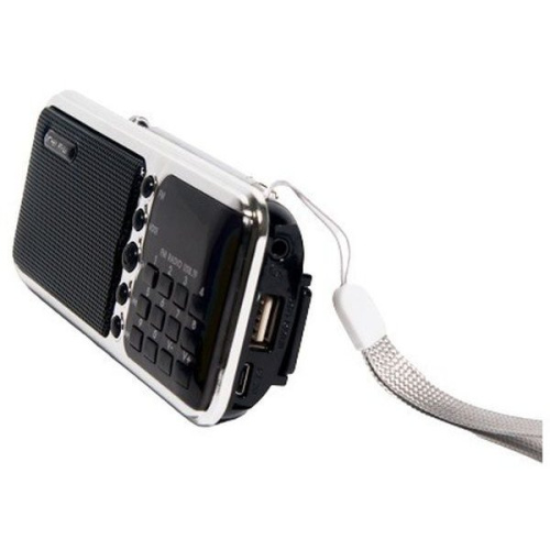 Радиоприемник портативный Сигнал РП-226BT черный/серебристый (17 833)