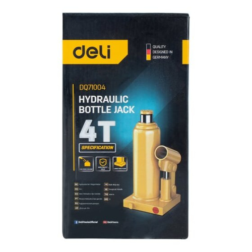 Домкрат бутылочный Deli DQ71004 4 т