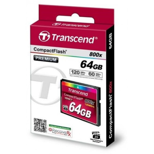 Карта памяти Transcend TS64GCF800 64GB CompactFlash 800X
