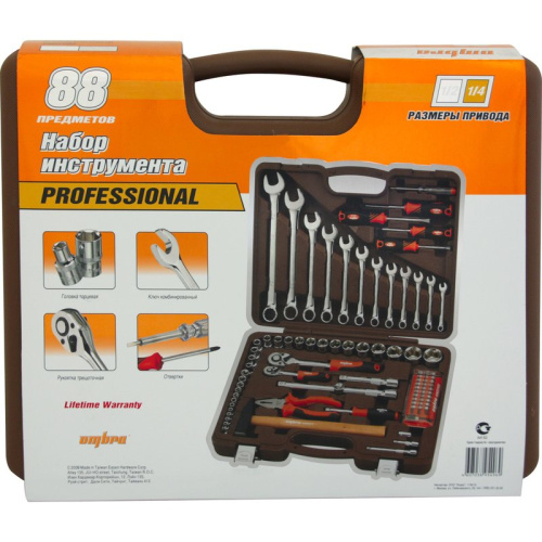 Набор инструментов Ombra OMT88S 88 предметов кейс