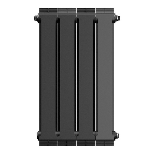 Биметаллический радиатор отопления Royal Thermo PianoForte 500 черный 4 секции