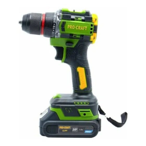 Шуруповерт PROCRAFT PA18LiPro (АКБ 1.5Ач+ЗУ+Кейс)