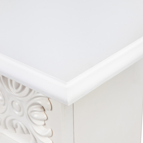 Электрокамин RealFlame Dominica Corner DN белый матовый с очагом 3D Oregan