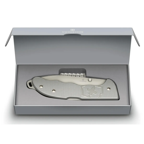 Нож перочинный Victorinox Evoke Alox (0.9415.D26) 136мм 5функц. серебристый