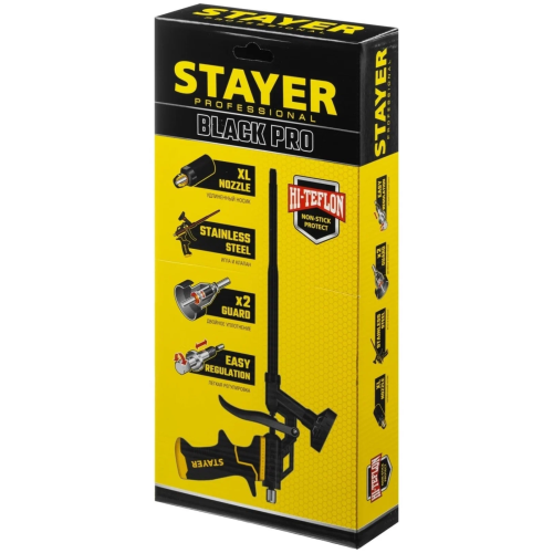 Пистолет для монтажной пены STAYER Professional 06862_z01/06862_z02 тефлоновое покрытие