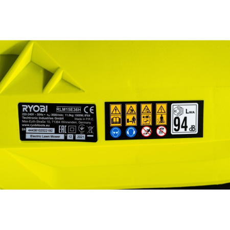Газонокосилка Ryobi RLM15E36H 5133002345