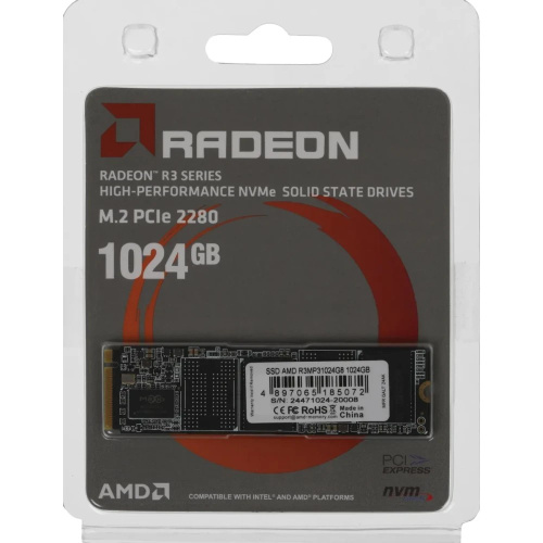SSD AMD Radeon R3MP31024G8 1TB PCIe 3.0 x4 M.2 2280