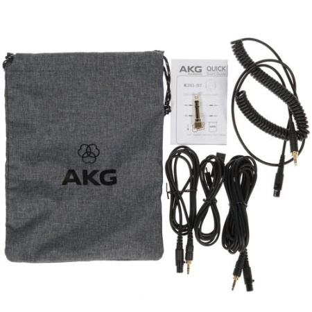 Беспроводные/проводные наушники AKG K371-BT черный