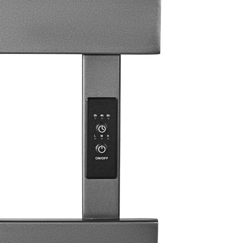 Электрический полотенцесушитель Stout Neosoul quadro 100*50 графит