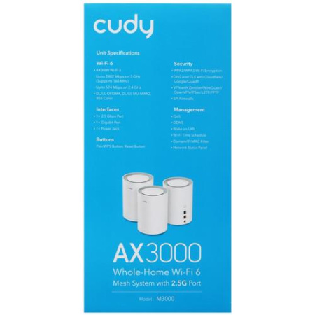 MESH-комплект Cudy M3000 (3-Pack)