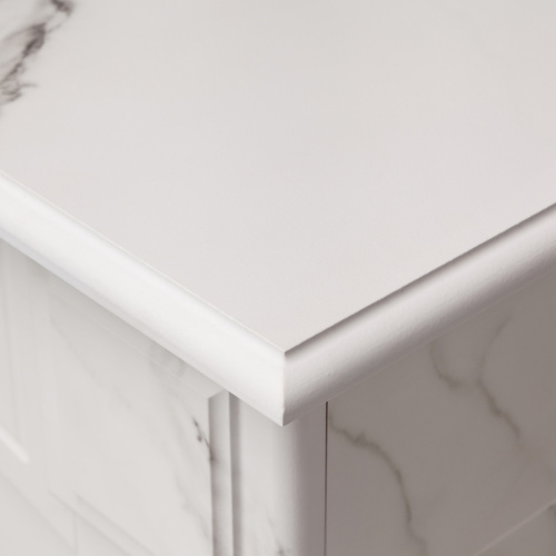 Портал для электрокамина Carolina 25,5 WT Мрамор белый