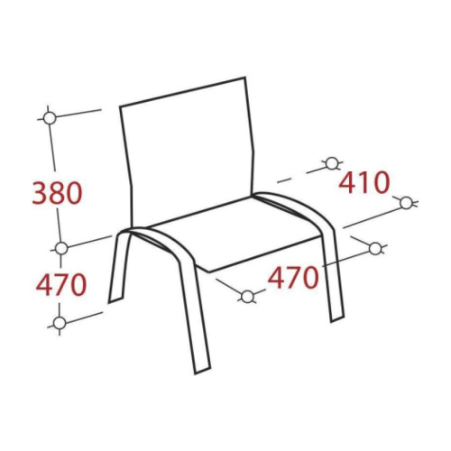 Стул офисный EasyChair Изо С-11 1280109 черный, ткань, металл черный