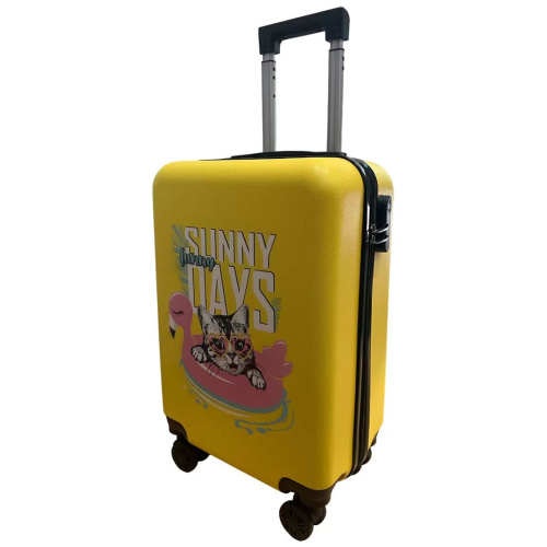 Чемодан для детей LATS 677 Кот желтый