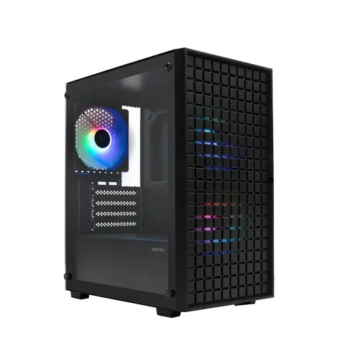 Корпус XASTRA A306M 3FRGB Black (A306M-3FC12F) mATX/Mesh/ tempered glass / 3x 120mm FC120 FRGB fans