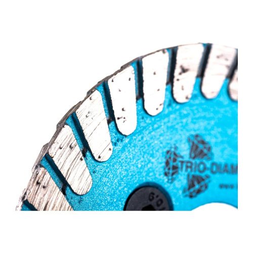 Диск алмазный отрезной TRIO-DIAMOND 65хм14 Турбо с фланцем FHQ442
