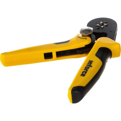 Пресс-клещи Inforce 06-19-13 квадратные с регулировочным винтом 0,2–16 мм2