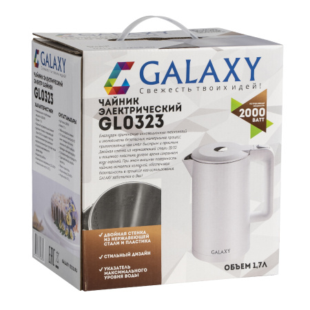Чайник GALAXY GL0323 белый