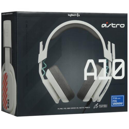 Проводные наушники Logitech G Astro A10 белый