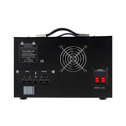 Стабилизатор напряжения Ресанта АСН-10000/1-ЭМ черный