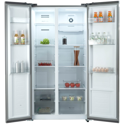 Холодильник Бирюса SBS 541 TBG черное стекло