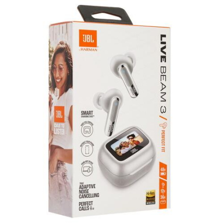Наушники TWS JBL Live Beam 3 серебристый