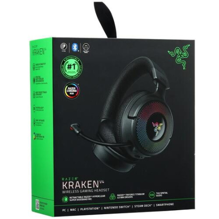 Беспроводные/проводные наушники Razer Kraken V4 черный