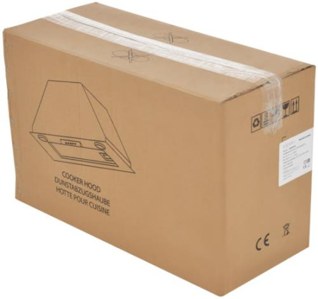 Вытяжка полновстраиваемая ZUGEL ZHI521X серебристый