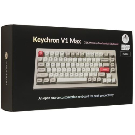 Клавиатура проводная + беспроводная Keychron V1 Max