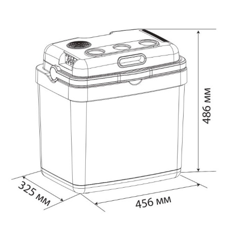 Автохолодильник Zugel ZCR33 синий