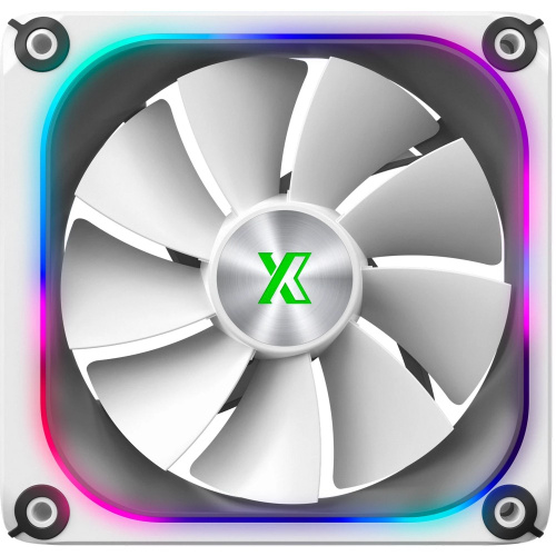 Комплект вентиляторов (3шт) XASTRA FZ120W ARGB triple pack 120x120x28мм ( PWM, FDB,ARGB, Matrix screen,контроллер, Daisy-chain соединение)
