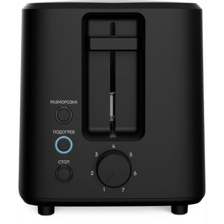 Тостер Vitek Gracia VT-T1000 черный/серебристый